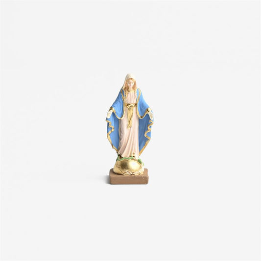 Colored Miraculous 3'' Mary Statue