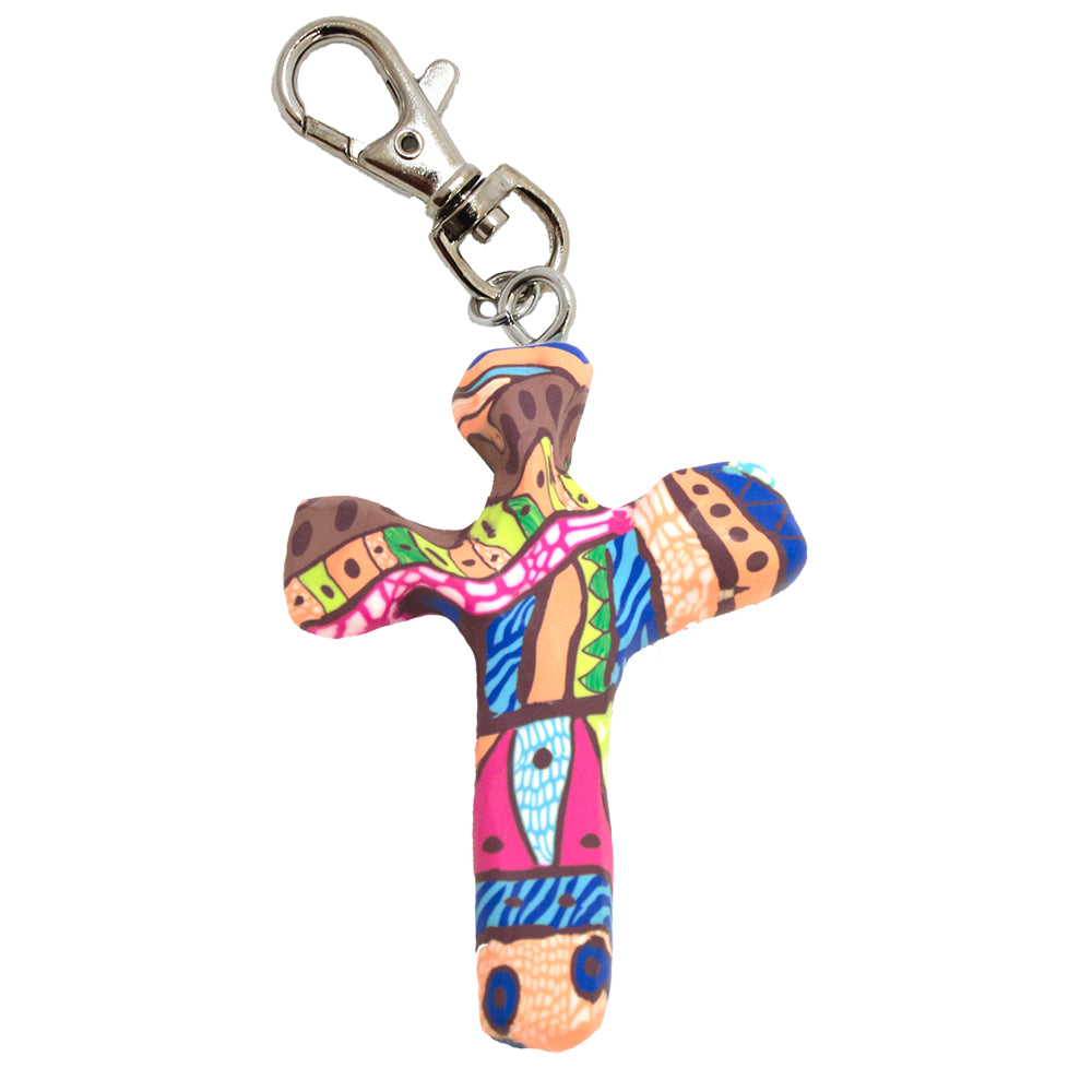 Calypso Comforting Cross Keychain