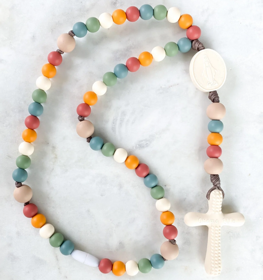 Chews Life Silicone Rosary - God's Grace