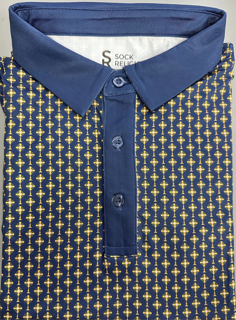 Monstrance Catholic Men's Performance Polo