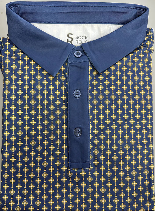 Monstrance Catholic Men's Performance Polo