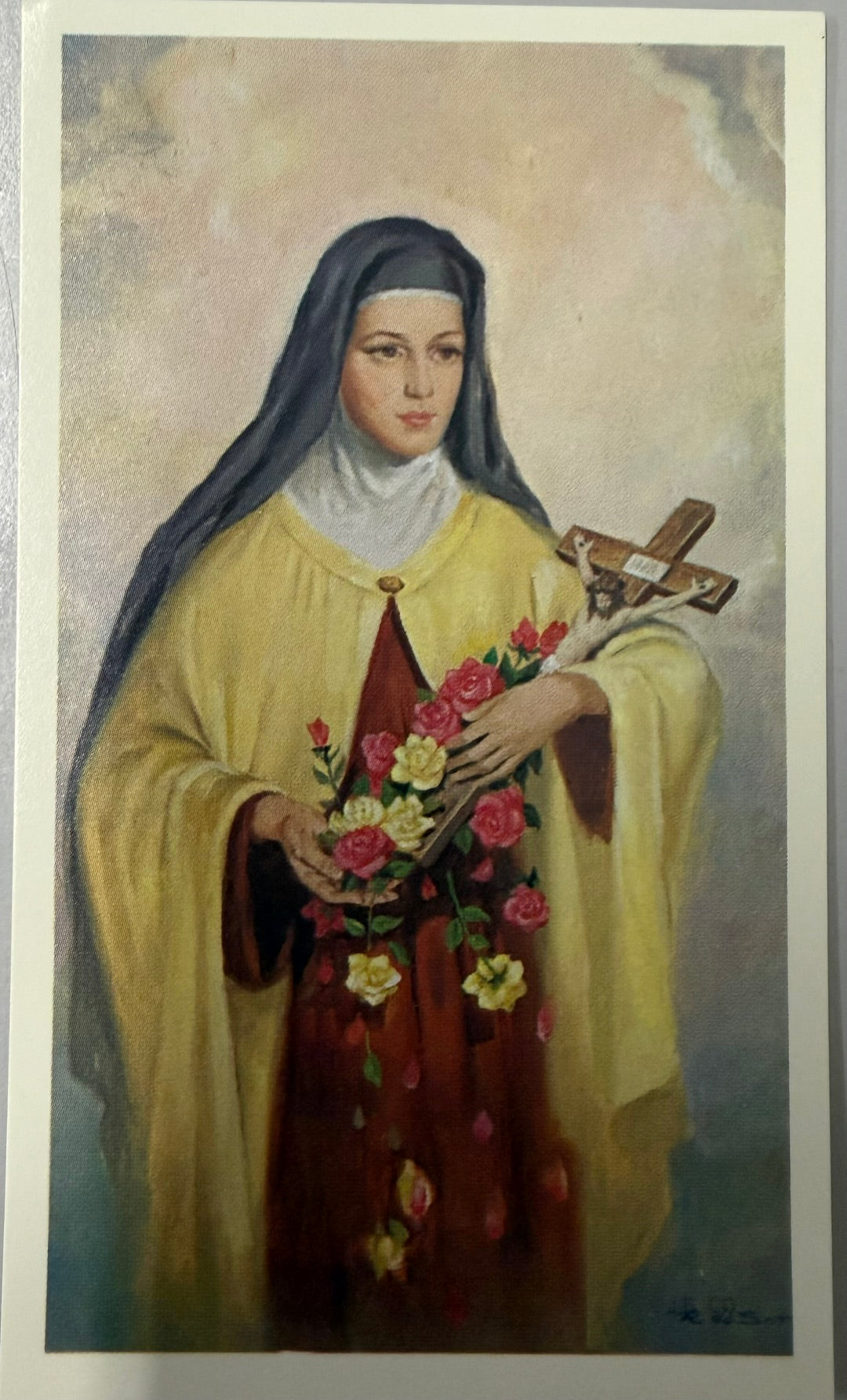 Holy Card - Paper - Prayer to St. Theresa (Therese)