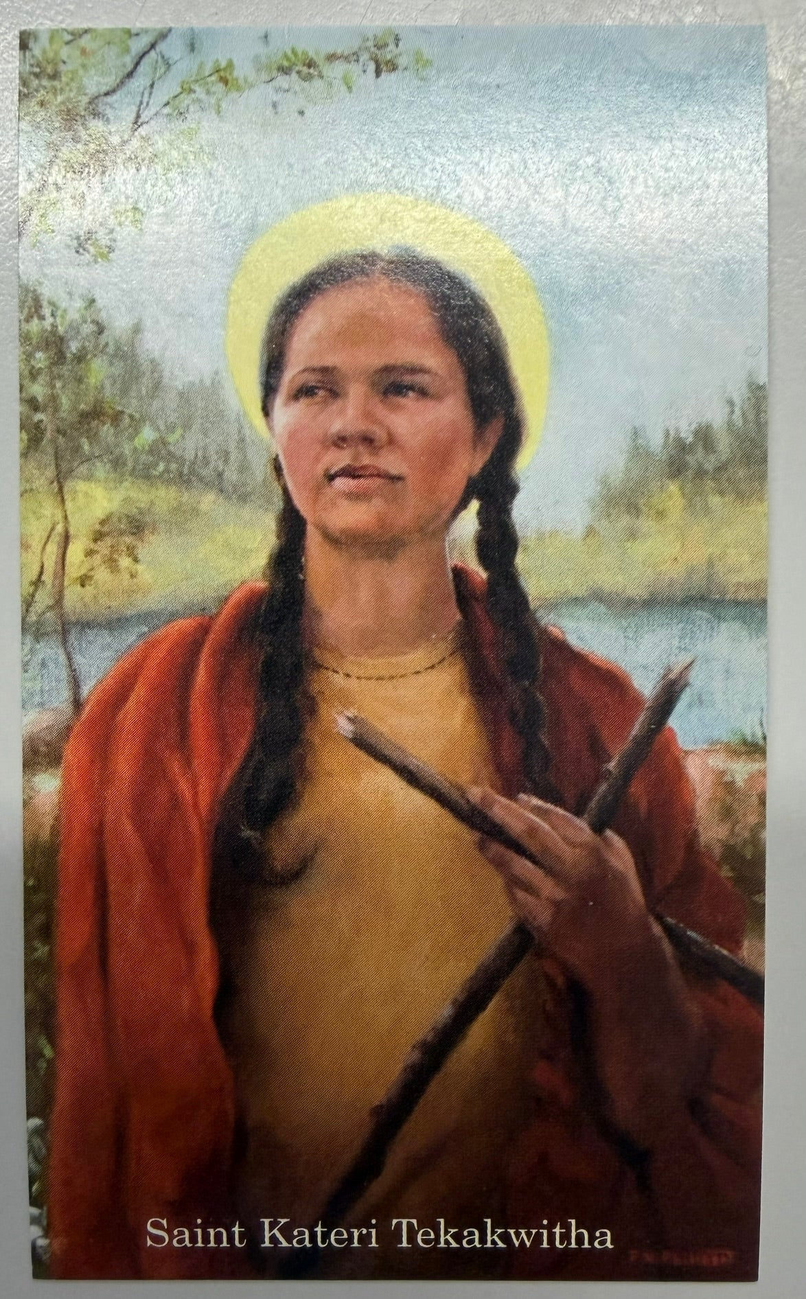Holy Card - Paper - Novena Prayer to Saint Kateri Tekakwitha