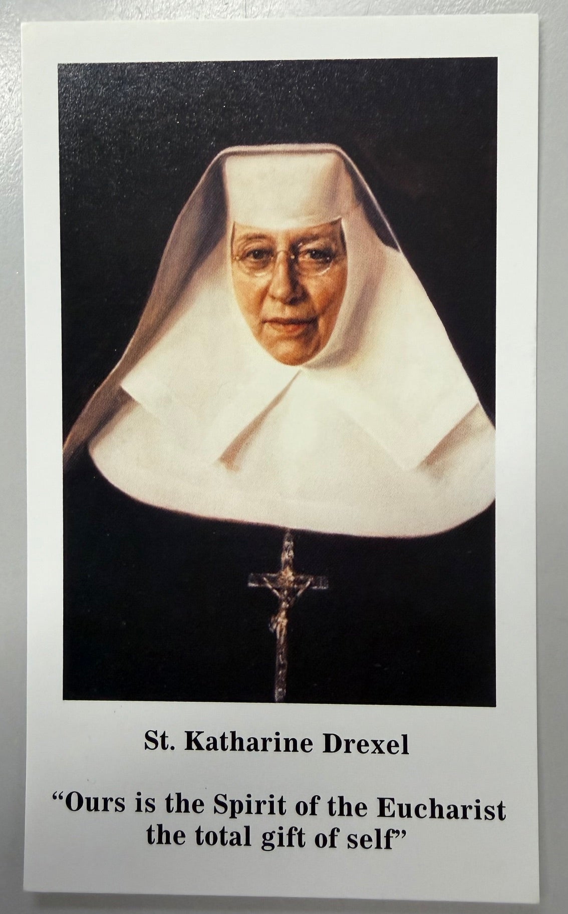 Holy Card - Paper - St. Katharine Drexel