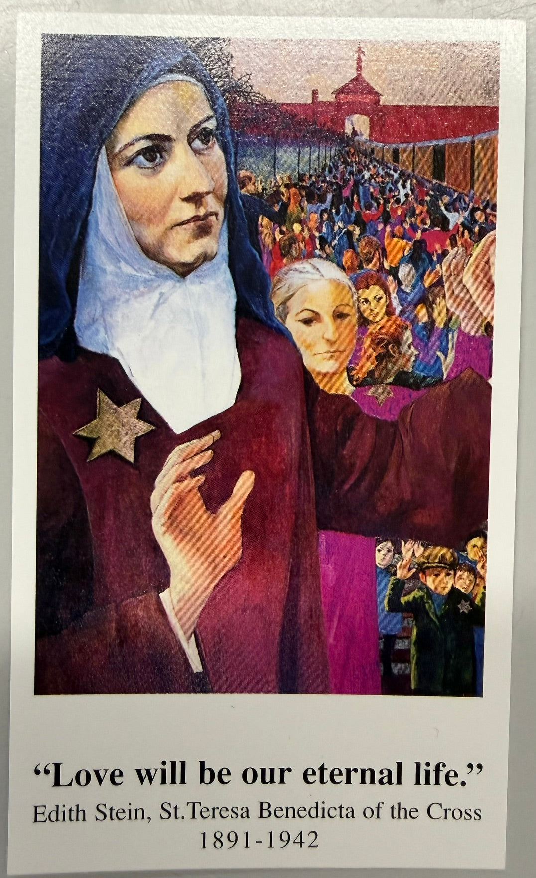 Holy Card - Paper - Edith Stein, St. Teresa Benedicta of the Cross