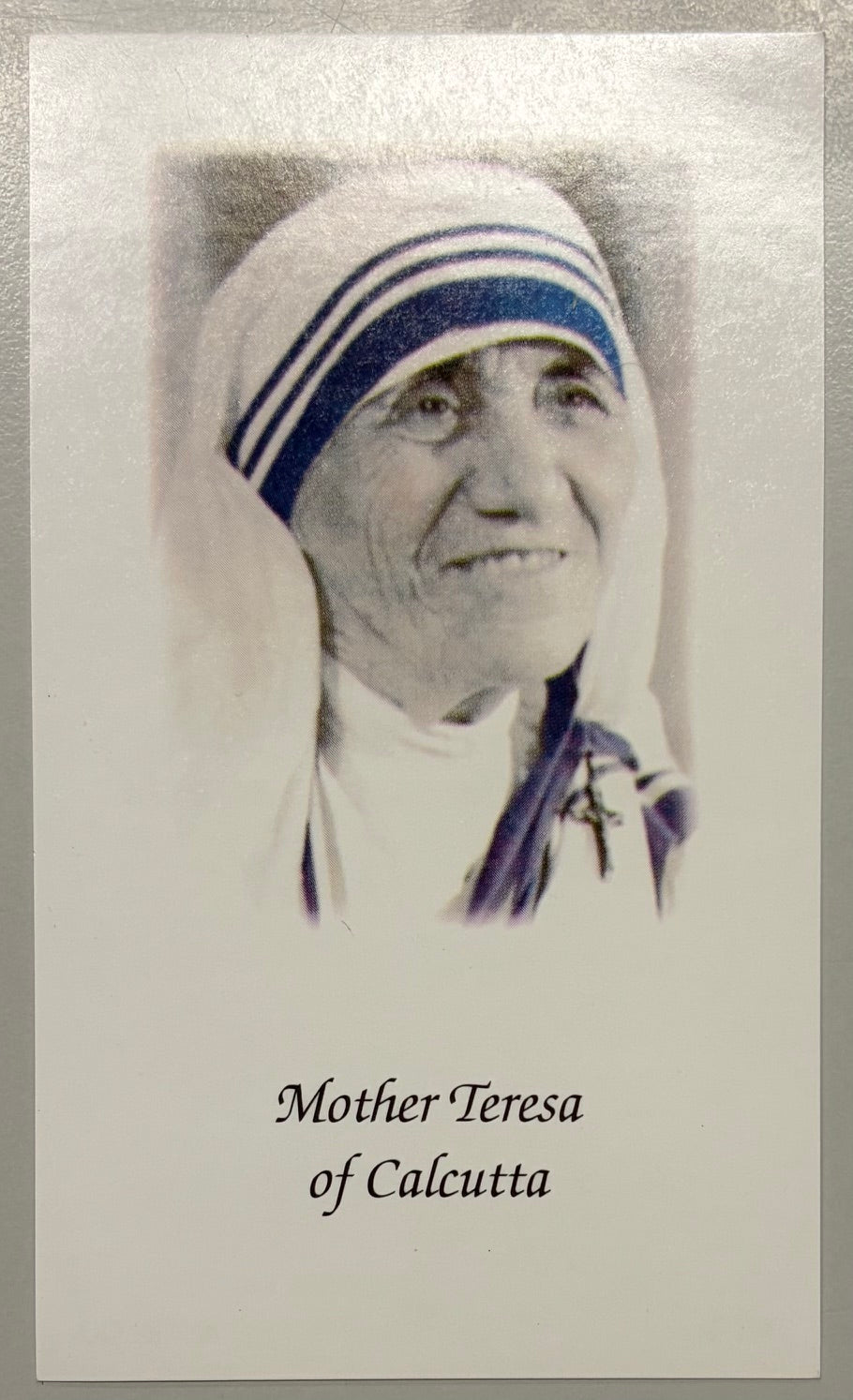 Holy Card - Paper - Mother Teresa of Calcutta quote