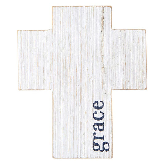 Face to Face Wood Cross