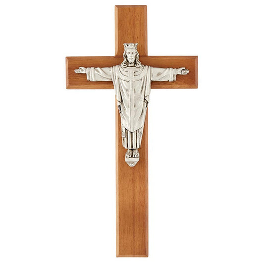 Walnut Crucifix with Risen Christ