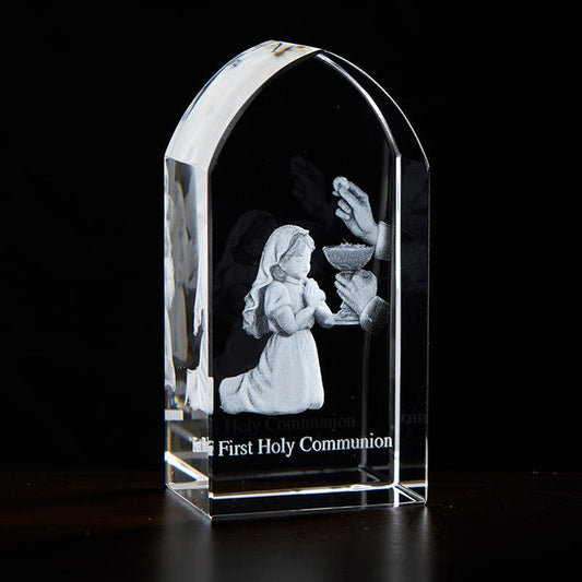 First Communion Etched Glass