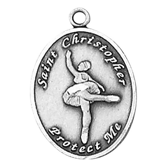 Women's Ballet Medal w/ 18" chain