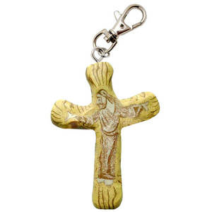 Calypso Comforting Cross Keychain