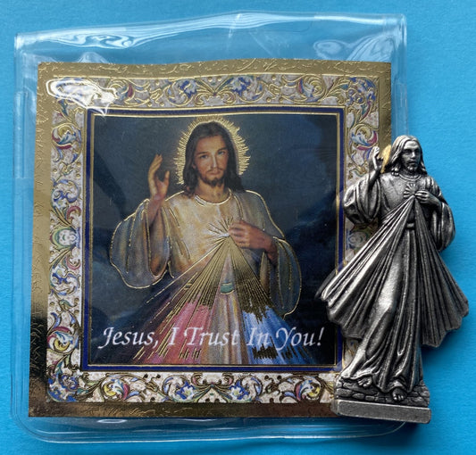 Divine Mercy Pocket Statue