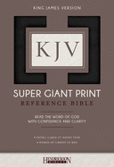 Kjv Super Giant Print Reference Bible-Black