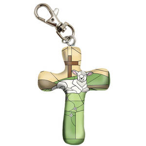 Calypso Comforting Cross Keychain