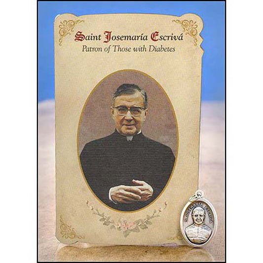 With Medal Josemaria Escriva