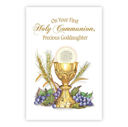 GC- On Your First Communion, Precious Goddaughter