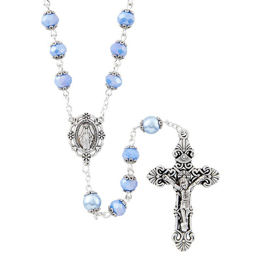 Orvieto Collection Rosary - Aqua