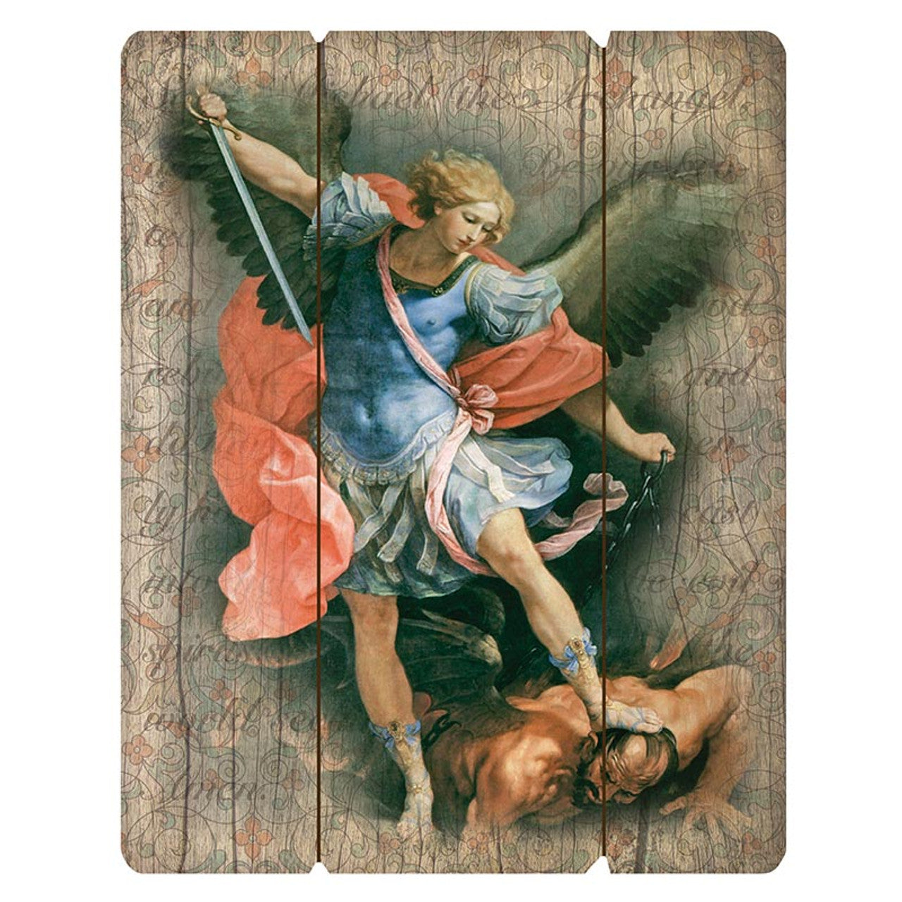 Wood Pallet Sign - Saint Michael