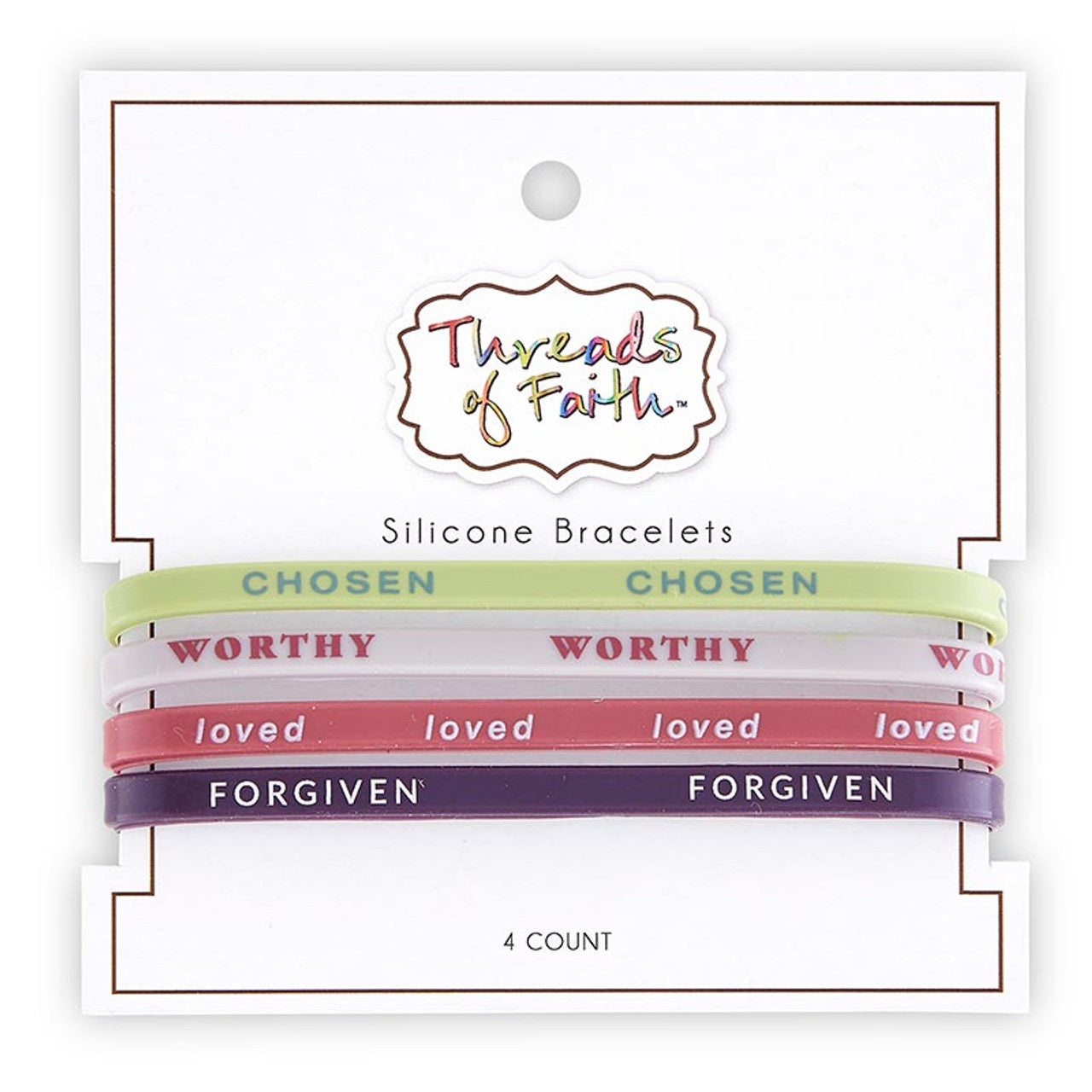 Silicone Bracelet 4 count - God Calls Me