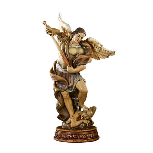 6.5" H Saint Michael Statue