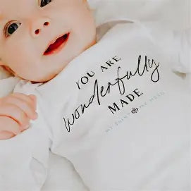 You are Wonderfully Made Baby Onesie
