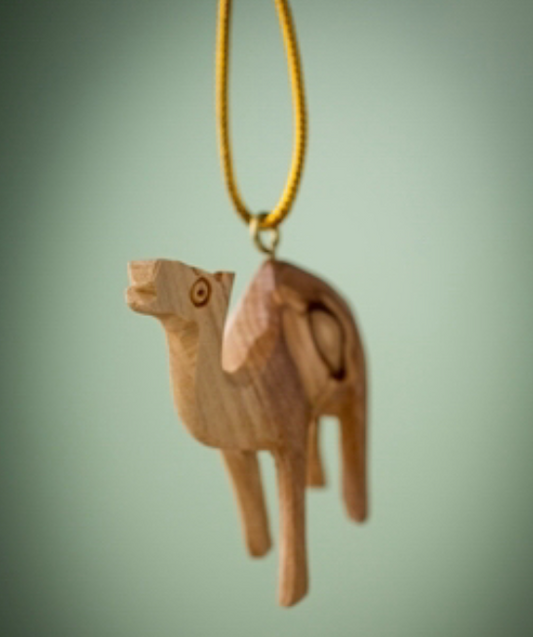 Ornament-Olive Wood-Camel