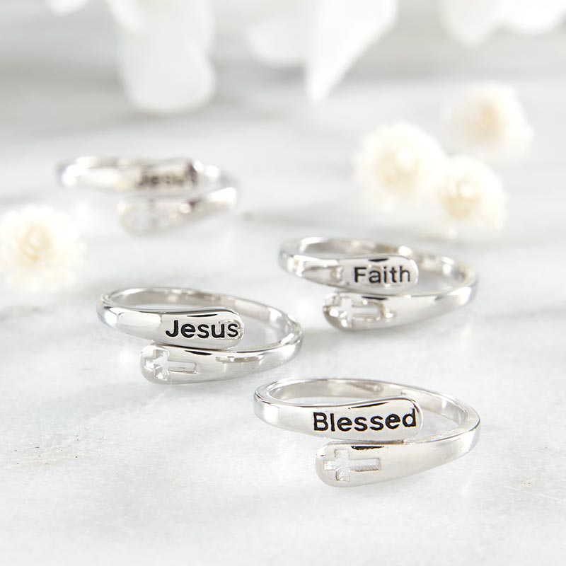 Kingdom Wrapped Rings - Blessed Jesus Faith