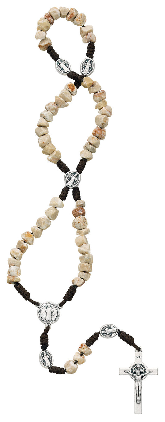 ST. BENEDICT STONE ROSARY