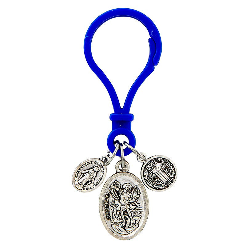 Colorful Devotional Medal Blessing Clips