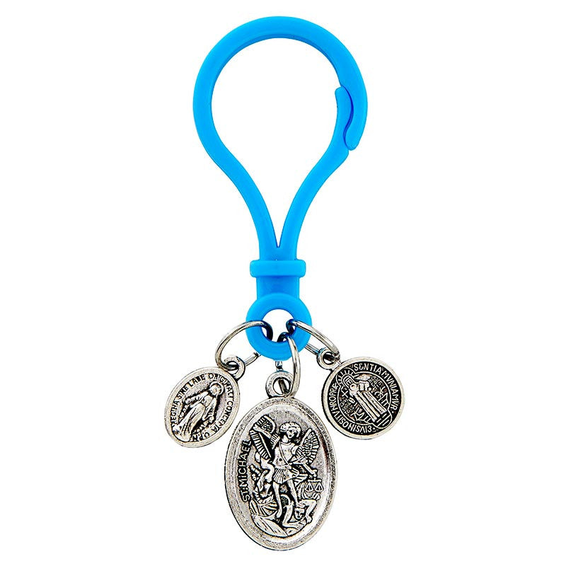 Colorful Devotional Medal Blessing Clips
