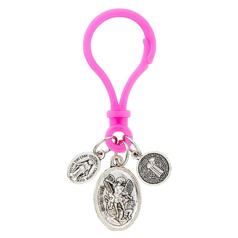Colorful Devotional Medal Blessing Clips