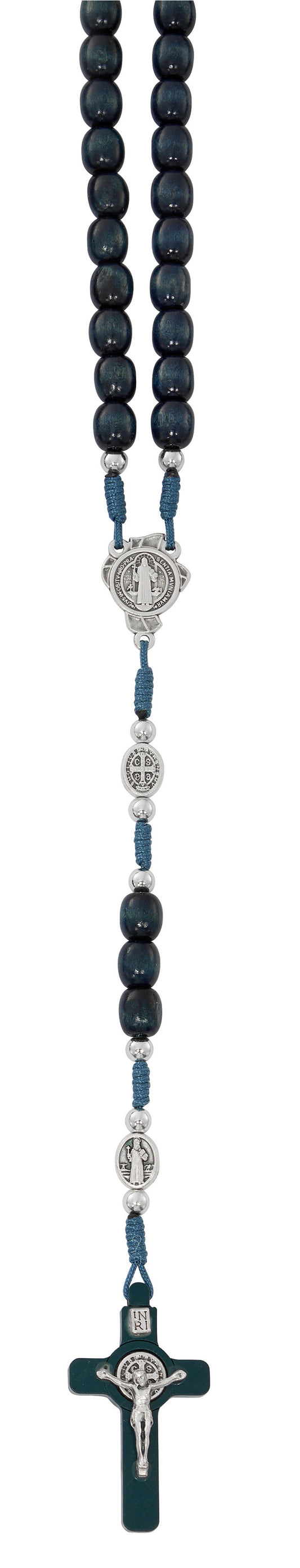 Rosary - Blue Wood (St Benedict)