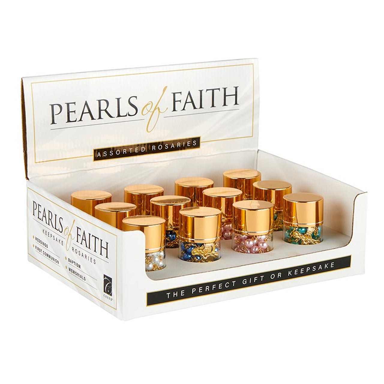 Pearls of Faith Mini Rosaries in a Bottle