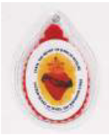 Sacred Heart Badge Vinyl