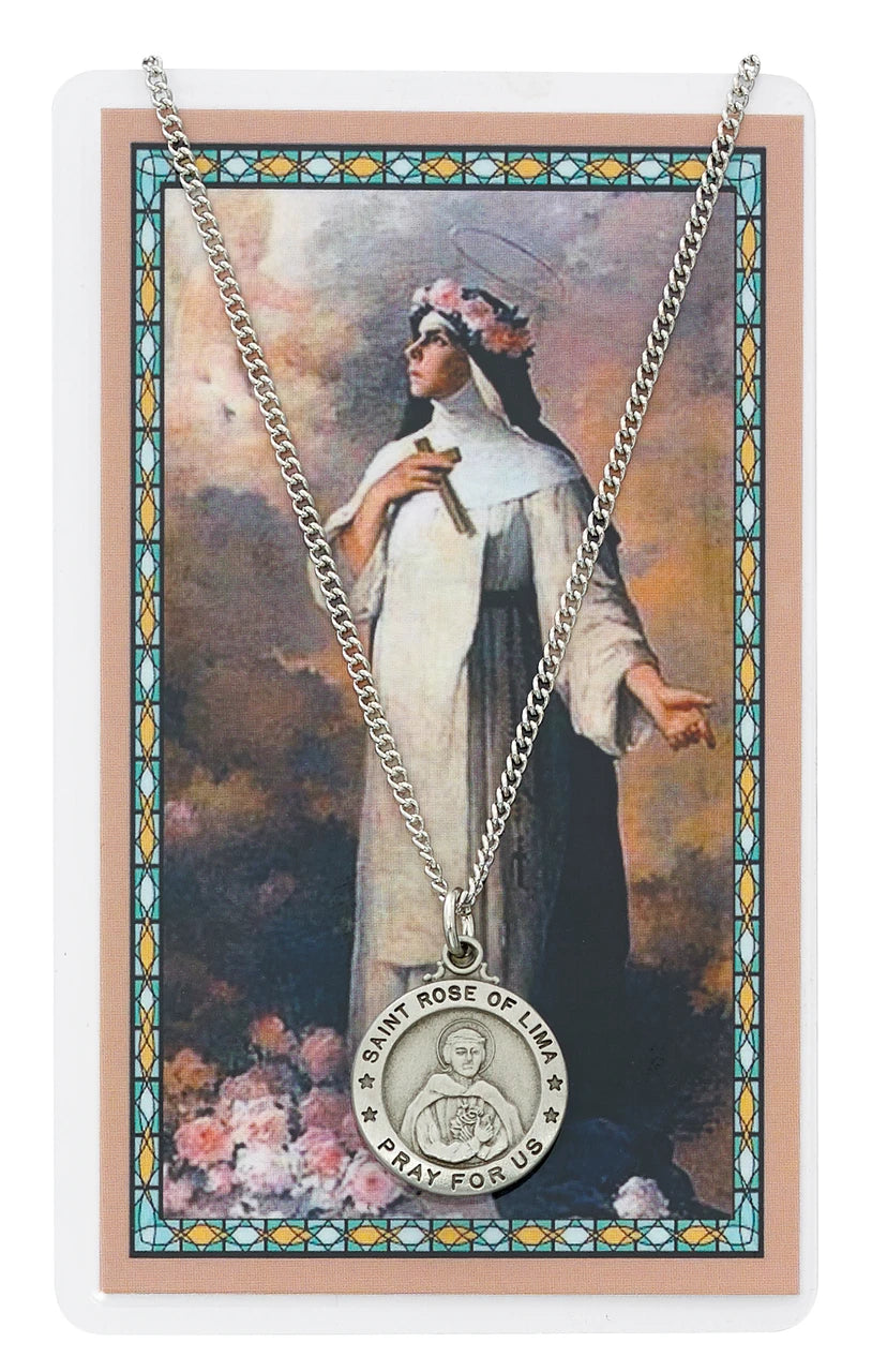 ST ROSE LIMA PRAYER CARD SET