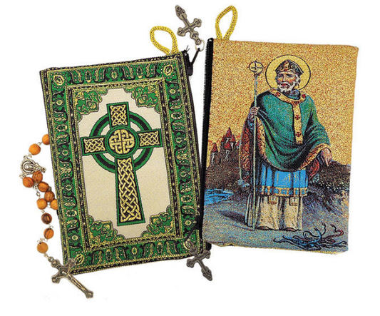 St Patrick Rosary Pouch