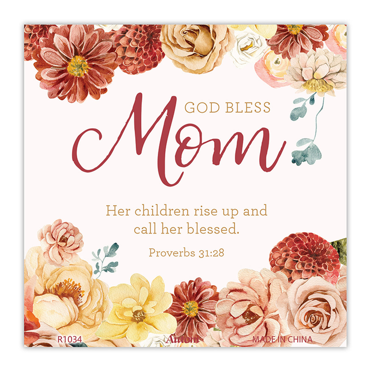 God Bless Mom Miraculous Bracelet with Card