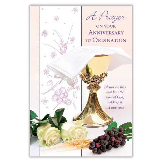 GC - A Prayer on Your Anniversary of Ordination Card