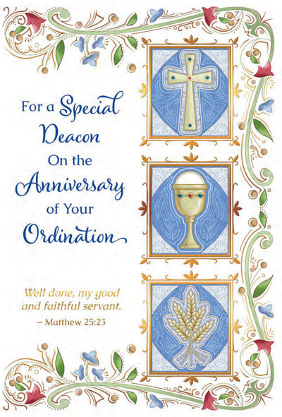 GC-Religious, Deacon Anniversary