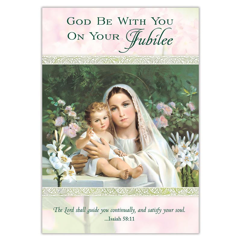 God Be With You on Your Jubilee Anniversary Card