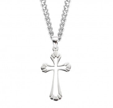 Sterling Silver Cut Out Cross