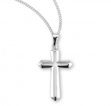 Sterling Silver Cut Out Cross