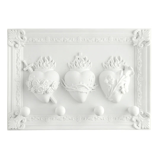 Rosary Wall Hanger - Sacred Hearts