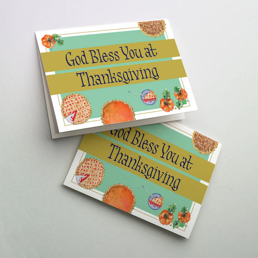 God Bless You at Thanksgiving - Thanksgiving Card