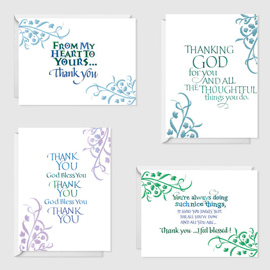 Feeling Blessed - Foiled Thank You Note Assortment