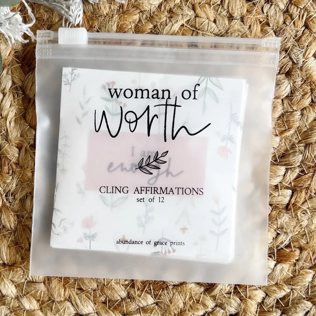 Woman of Worth - Cling Affirmations