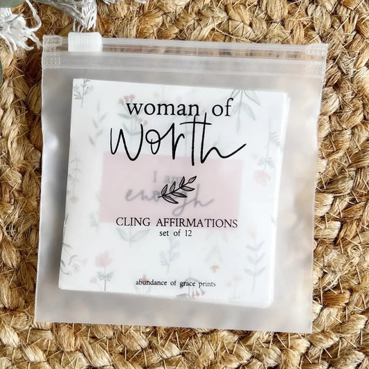 Woman of Worth - Cling Affirmations