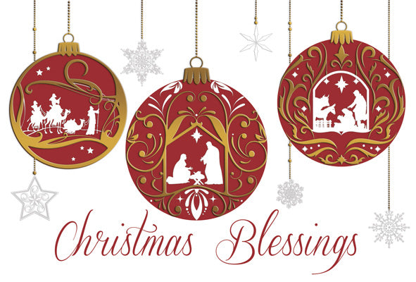 Boxed Cards - Christmas - 15 Gold Foil Christmas Cards
