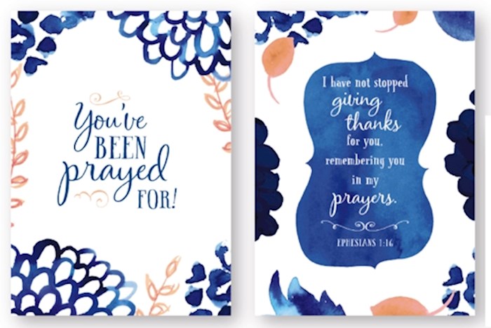 Note Card-You've Been Prayed For (Pack Of 10)