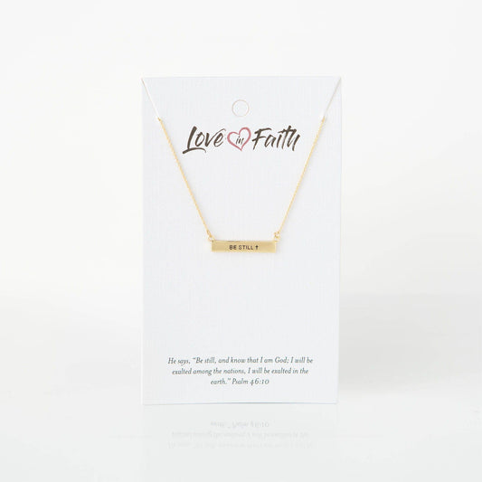 Be Still ID Necklace